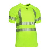 DRIFIRE Hi-Vis FR Control Short Sleeve Tee in Hi-Vis Yellow